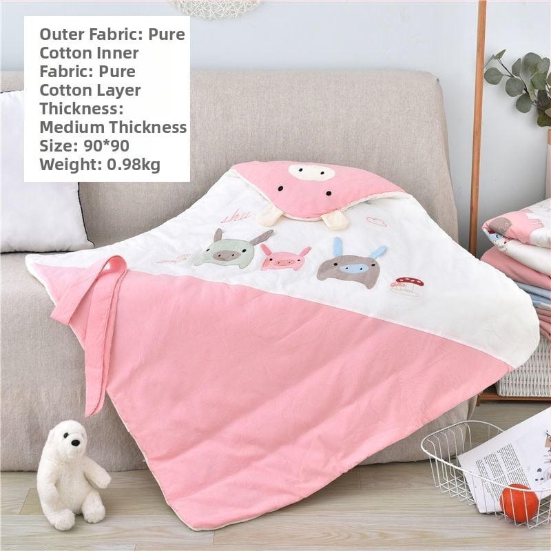 Swaddle za novorođenče od 100% pamuka s odvojivim dvostrukim slojem, 300–500 g, za proljeće i jesen, moderan minimalistički stil