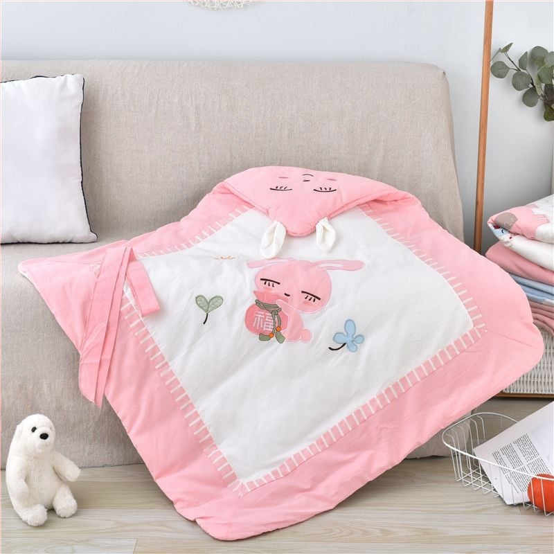 Swaddle za novorođenče od 100% pamuka s odvojivim dvostrukim slojem, 300–500 g, za proljeće i jesen, moderan minimalistički stil