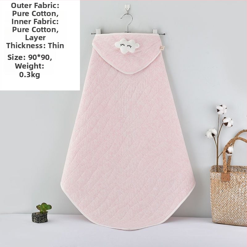 Swaddle za novorođenče od 100% pamuka s odvojivim dvostrukim slojem, 300–500 g, za proljeće i jesen, moderan minimalistički stil