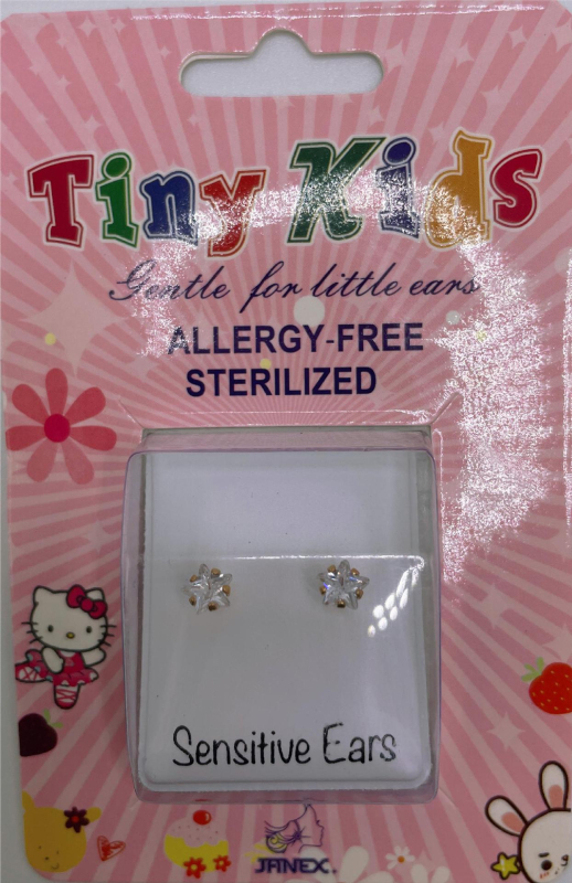 Cercei din oțel inoxidabil, formă geometrică, știfturi din argint 925, stil coreean pentru copii