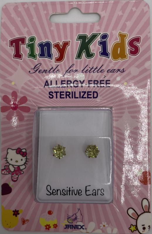 Cercei din oțel inoxidabil, formă geometrică, știfturi din argint 925, stil coreean pentru copii