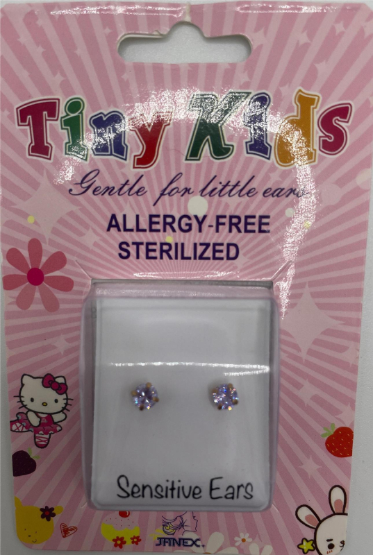 Cercei din oțel inoxidabil, formă geometrică, știfturi din argint 925, stil coreean pentru copii