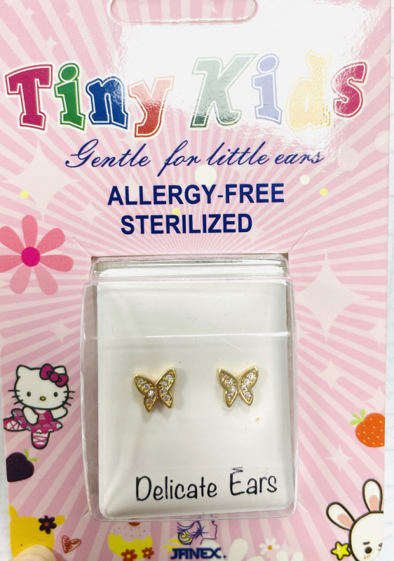 Cercei din oțel inoxidabil, formă geometrică, știfturi din argint 925, stil coreean pentru copii