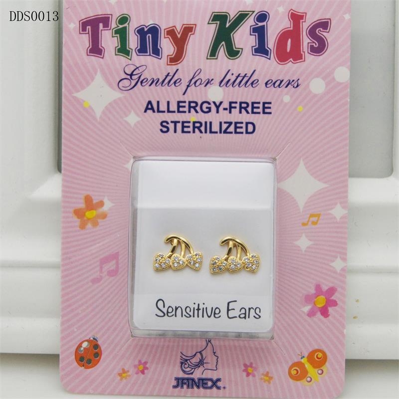 Cercei din oțel inoxidabil, formă geometrică, știfturi din argint 925, stil coreean pentru copii