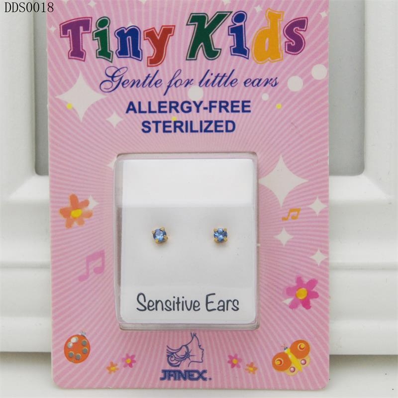 Cercei din oțel inoxidabil, formă geometrică, știfturi din argint 925, stil coreean pentru copii