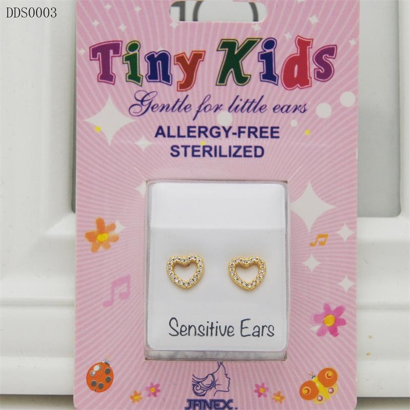 Cercei din oțel inoxidabil, formă geometrică, știfturi din argint 925, stil coreean pentru copii