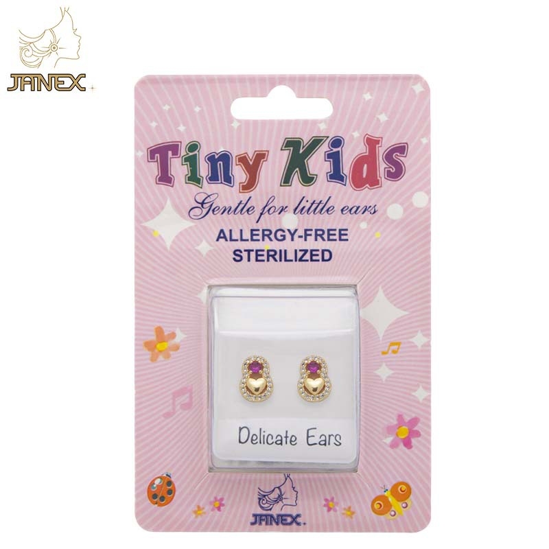 Cercei din oțel inoxidabil, formă geometrică, știfturi din argint 925, stil coreean pentru copii