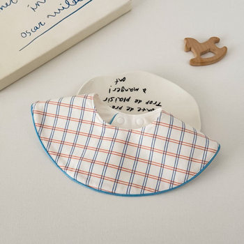 Kūdikio seilinukas iš medvilnės, atsparus vandeniui, dryžių raštas, 0–3 metų vaikams, unisex