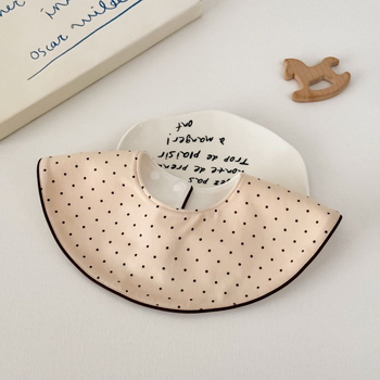 Kūdikio seilinukas iš medvilnės, atsparus vandeniui, dryžių raštas, 0–3 metų vaikams, unisex