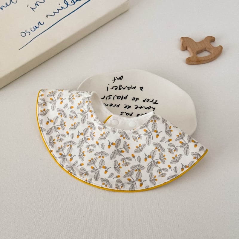 Kūdikio seilinukas iš medvilnės, atsparus vandeniui, dryžių raštas, 0–3 metų vaikams, unisex