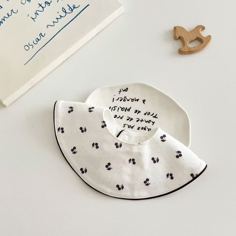 Kūdikio seilinukas iš medvilnės, atsparus vandeniui, dryžių raštas, 0–3 metų vaikams, unisex