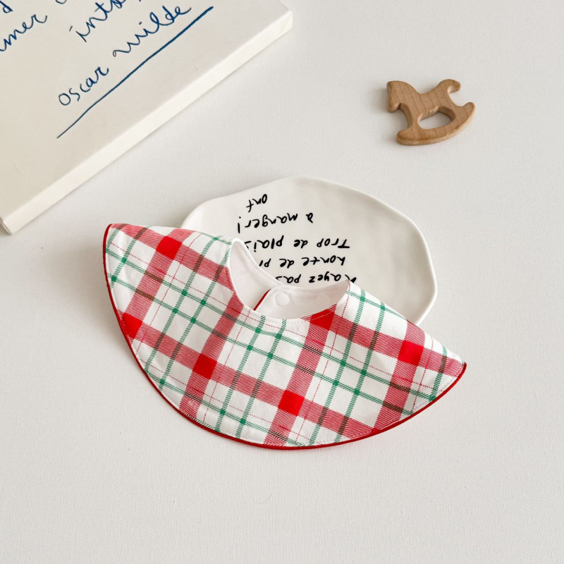 Kūdikio seilinukas iš medvilnės, atsparus vandeniui, dryžių raštas, 0–3 metų vaikams, unisex