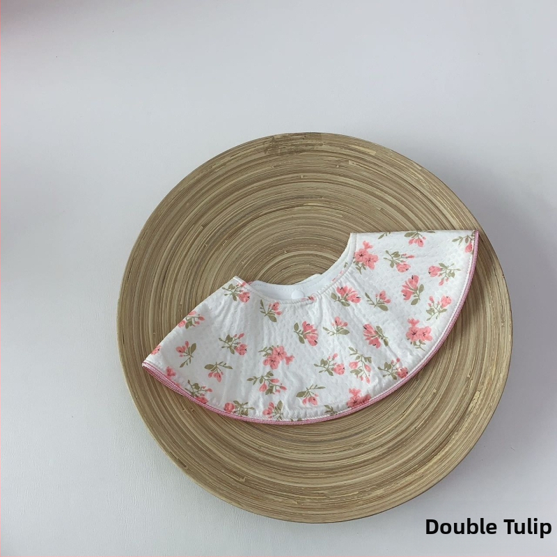 Kūdikio seilinukas iš medvilnės, atsparus vandeniui, dryžių raštas, 0–3 metų vaikams, unisex