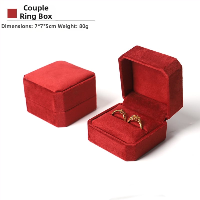 Astoņstūraina velūra juvelierizstrādājumu kaste, kompozītmateriāls, SSJH23, juvelierizstrādājumu iepakojums