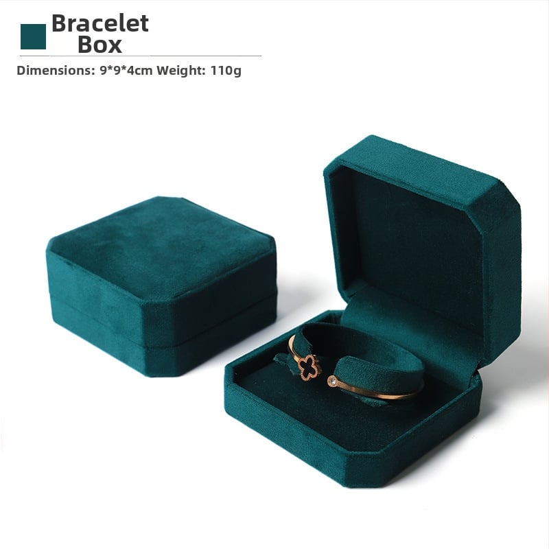 Astoņstūraina velūra juvelierizstrādājumu kaste, kompozītmateriāls, SSJH23, juvelierizstrādājumu iepakojums