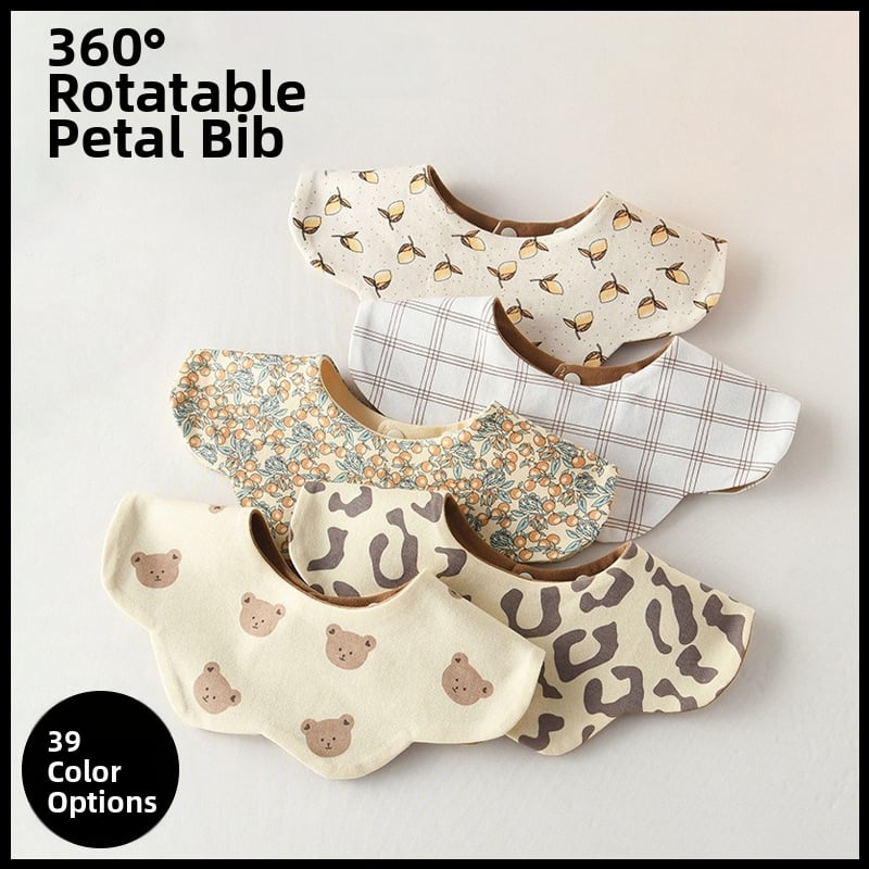 Trysluoksnė dvipusė kūdikio seilių servetėlė, sugerianti, skirta maitinimui