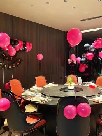 Decorațiune cu baloane personalizată pentru hotel și restaurant, decor pentru scenă de zi de naștare, cadou potrivit