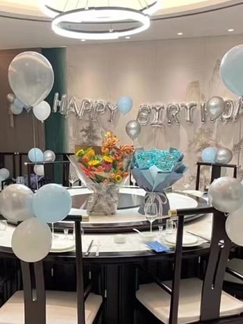 Decorațiune cu baloane personalizată pentru hotel și restaurant, decor pentru scenă de zi de naștare, cadou potrivit