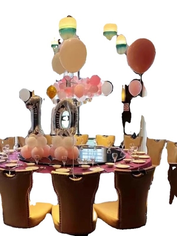 Decorațiune cu baloane personalizată pentru hotel și restaurant, decor pentru scenă de zi de naștare, cadou potrivit