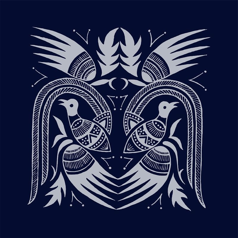 Tapiserie de perete în stil etnic Batik, bumbac, transfer termic digital, personalizabil pentru restaurante și spații comerciale