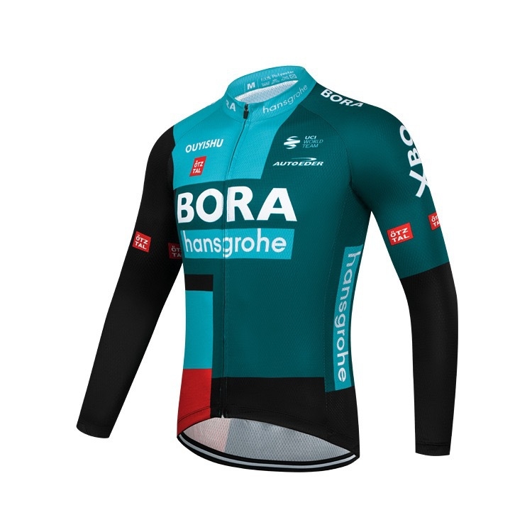 Unisex ilgomis rankovėmis dviračių komplektas kelių ir kalnų dviračiams, kvėpuojantis, greitai džiūstantis, rudens sezonui