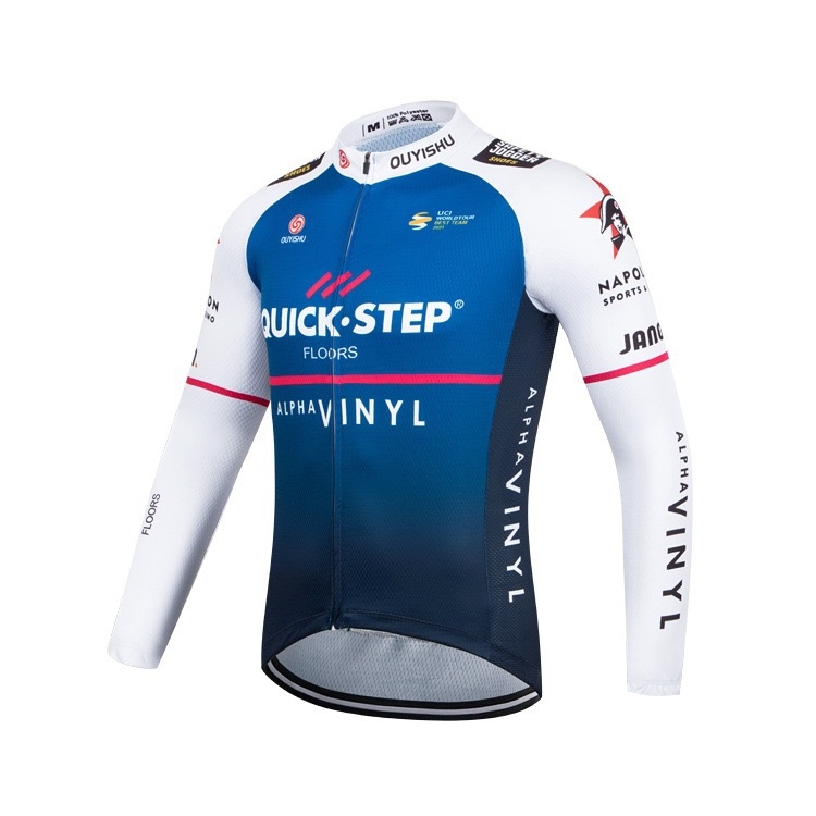 Unisex ilgomis rankovėmis dviračių komplektas kelių ir kalnų dviračiams, kvėpuojantis, greitai džiūstantis, rudens sezonui