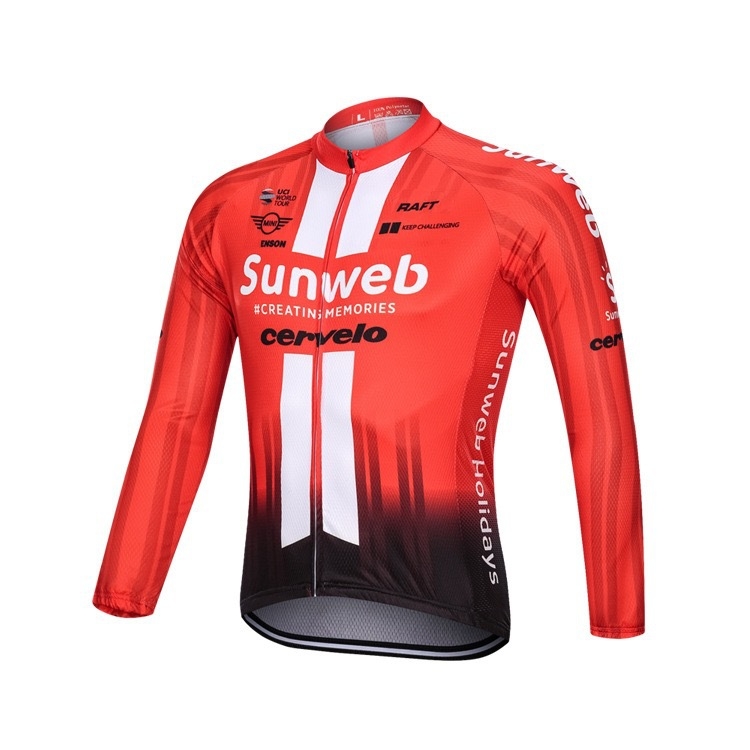 Unisex ilgomis rankovėmis dviračių komplektas kelių ir kalnų dviračiams, kvėpuojantis, greitai džiūstantis, rudens sezonui