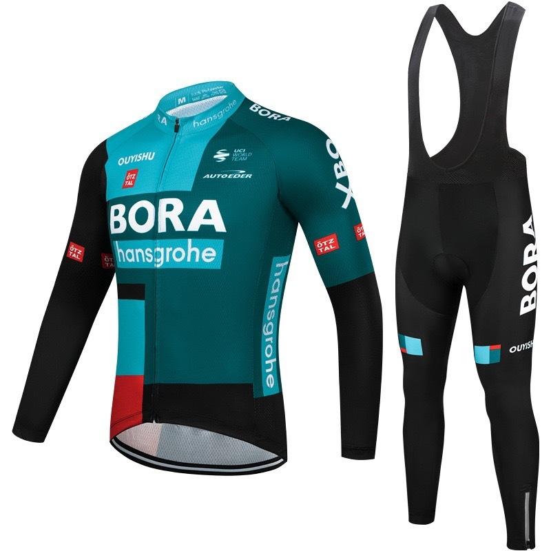 Unisex ilgomis rankovėmis dviračių komplektas kelių ir kalnų dviračiams, kvėpuojantis, greitai džiūstantis, rudens sezonui