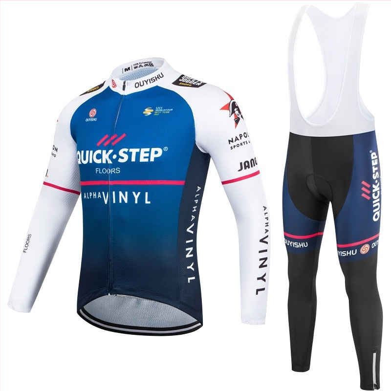 Unisex ilgomis rankovėmis dviračių komplektas kelių ir kalnų dviračiams, kvėpuojantis, greitai džiūstantis, rudens sezonui