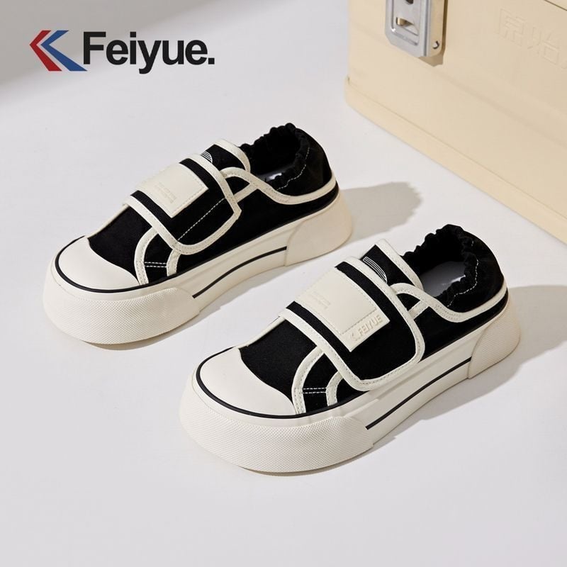 Feiyue ženske tenisice s mrežastim gornjim dijelom, proljeće–ljeto 2025, lagane i prozračne, vulkanizirana gumena đon, vezanje na šnure, ležerni stil