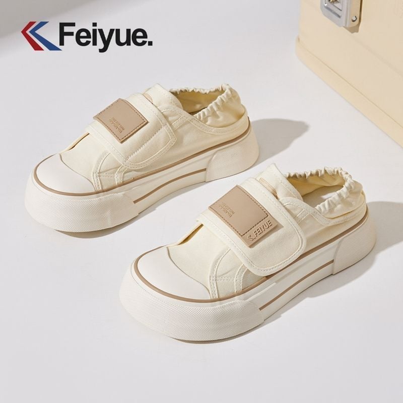 Feiyue ženske tenisice s mrežastim gornjim dijelom, proljeće–ljeto 2025, lagane i prozračne, vulkanizirana gumena đon, vezanje na šnure, ležerni stil