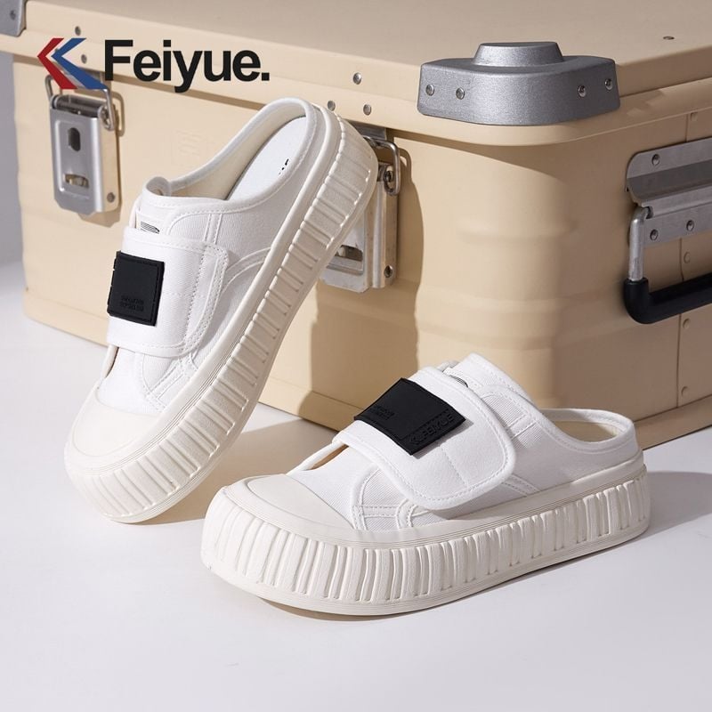 Feiyue ženske tenisice s mrežastim gornjim dijelom, proljeće–ljeto 2025, lagane i prozračne, vulkanizirana gumena đon, vezanje na šnure, ležerni stil