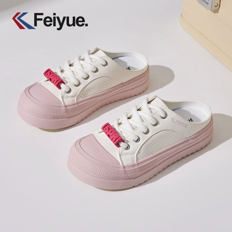 Feiyue ženske tenisice s mrežastim gornjim dijelom, proljeće–ljeto 2025, lagane i prozračne, vulkanizirana gumena đon, vezanje na šnure, ležerni stil