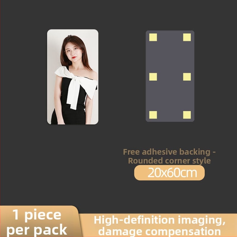 Ακρυλικό καθρέφτης τοίχου με αυτοκόλλητο — διακοσμητικό πάνελ για πόρτες ντουλάπας, ολόσωμο καθρέπτης μακιγιάζ