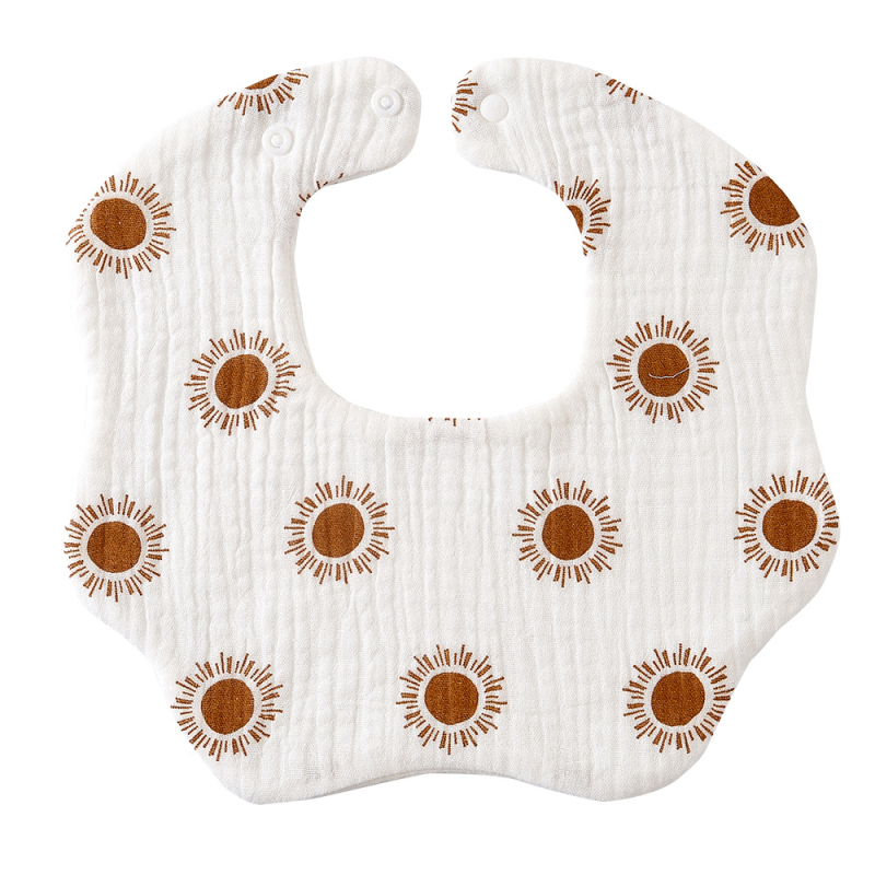 Kangobaby kūdikių seilių skarelė, 95% grynos medvilnės, sugerianti, universalus, amžius 0–3 metų, raštai: gyvūnai, piešiniai, gėlės