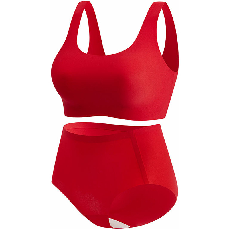 Cloud glaze melltartó készlet — varrás nélküli, teljes kosár, vékony formázó kosár, mellény-stílus, rögzített vállpántok