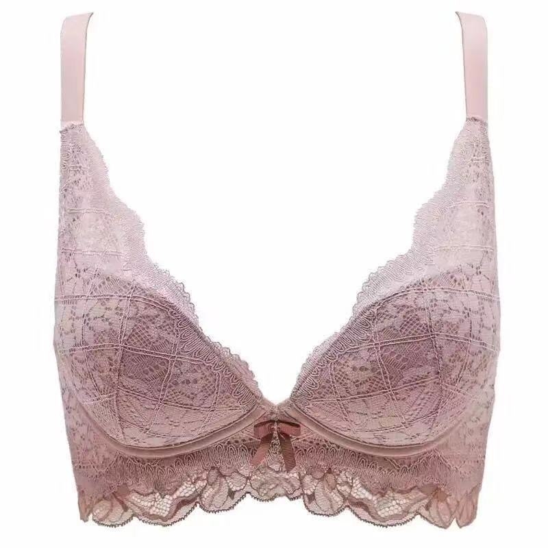 Set donjeg rublja u francuskom stilu za male grudi – push-up, podesivo, čipkasto, seksi