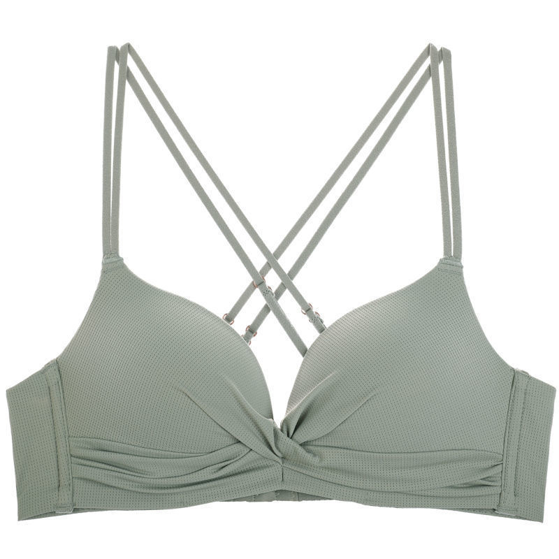 Bešavni grudnjak set za mali bust, bez žica, bez šavova, 3/4 košarica