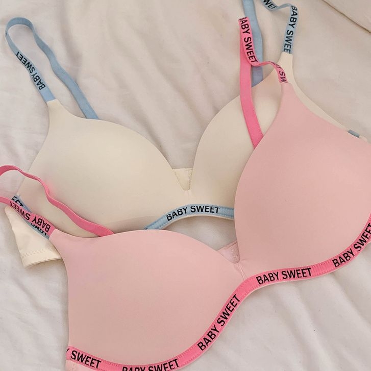 Set de sutiene pentru femei fără cusături — cupă fină model turnat, bretele fixe duble, închidere spate cu trei rânduri de cârlige, susținere, respirație, push-up, confortabil