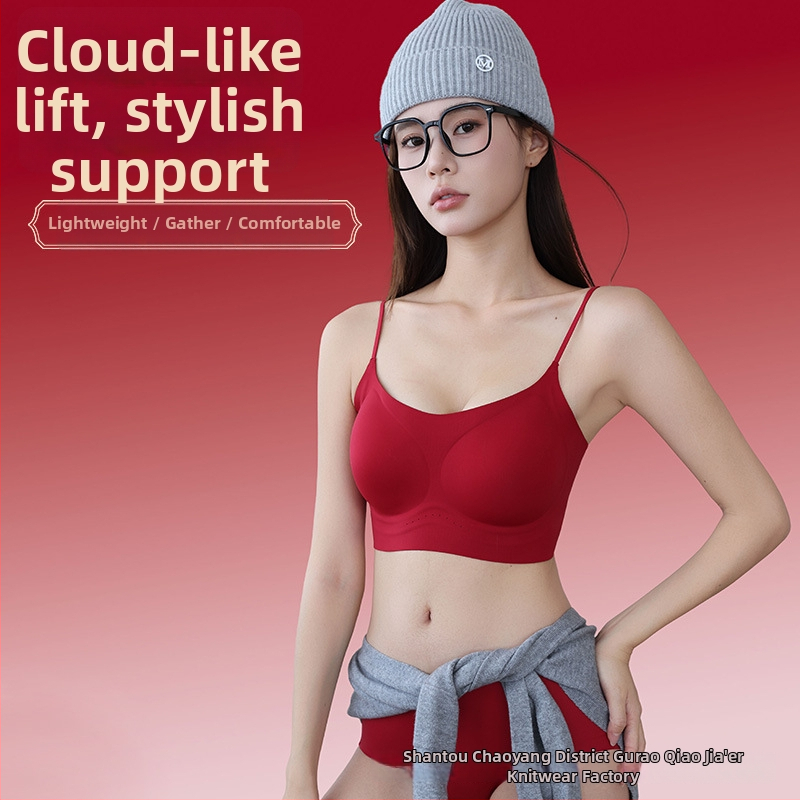 Moterų liemenėlių komplektas, be siuvimo, pilna puodelio, plonas formuotas puodelis, nailono audinys, be plieno karkaso