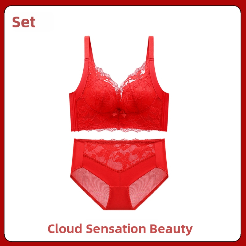 Nėrinių liemenėlės komplektas su 3/4 taurėmis, belaidis, fiksuoti petnešos, nugaros užsegimas su keturiomis eilėmis