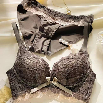 Seksi grudnjak bez žice za lijep leđa, za mali bust, set s podesivim stražnjim zatvaračem, push-up efekt
