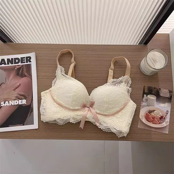 Seksi grudnjak bez žice za lijep leđa, za mali bust, set s podesivim stražnjim zatvaračem, push-up efekt