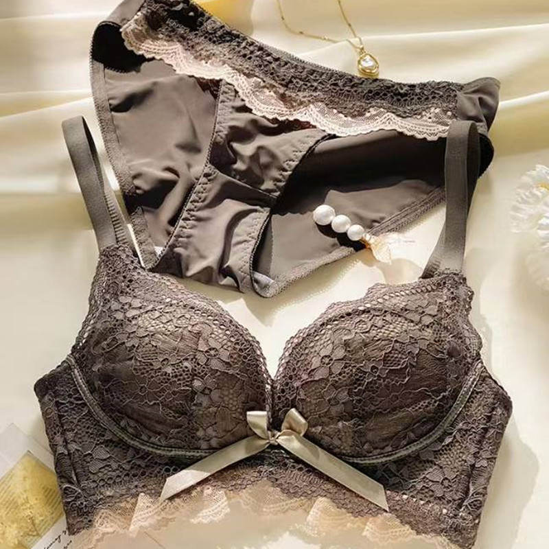 Seksi grudnjak bez žice za lijep leđa, za mali bust, set s podesivim stražnjim zatvaračem, push-up efekt