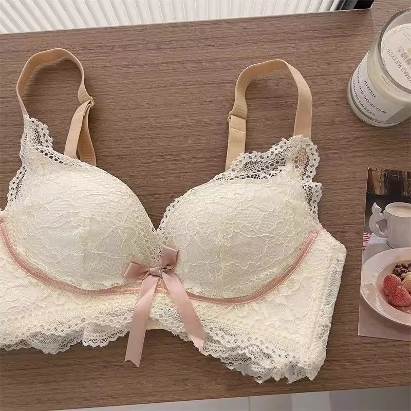 Seksi grudnjak bez žice za lijep leđa, za mali bust, set s podesivim stražnjim zatvaračem, push-up efekt
