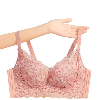 Push-up grudnjak s čipkom u francuskom stilu, za žene s malim grudima, naglašava obliku i pruža seksi izgled