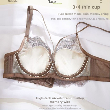 Čipkasti set grudnjaka, košarica 3/4, kalup od pjene, stražnje troredno zatvaranje, čvrste naramenice