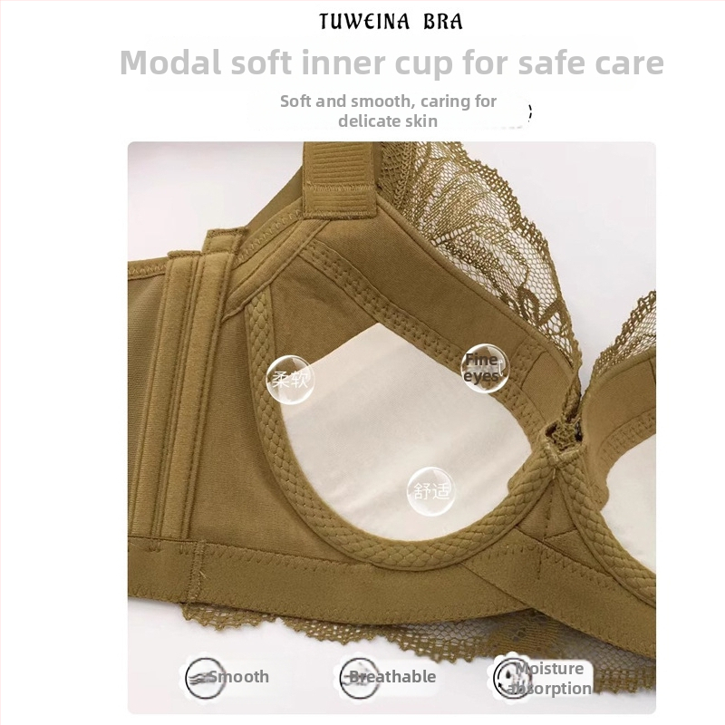 Set grudnjaka s 3/4 košaricom, tanke oblikovane košarice, fiksni dvostruki naramenici, prozračan, push-up