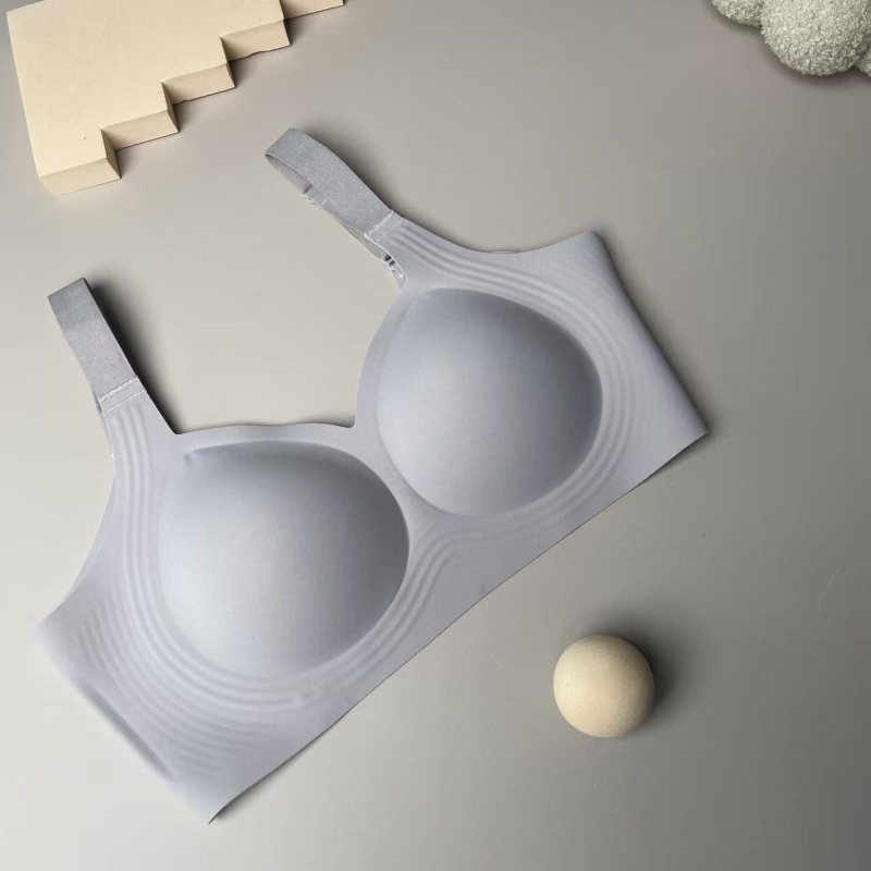 Plus-size ženski grudnjak za velike grudi, prozračan, bez žice, s učinkom skupljivanja, svakodnevna udobnost