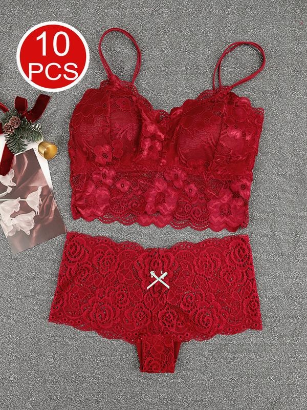 Čipkasti bralet, glavni materijal najlon, podstava pamuk, košarice s ušima zeca, tradicionalni oblik